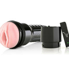 pink fleshlight with vrstroker toy